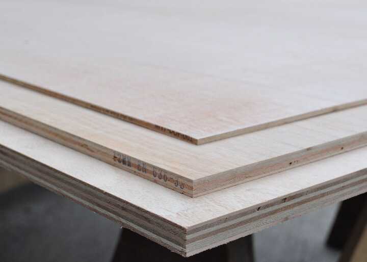 piles of plywood