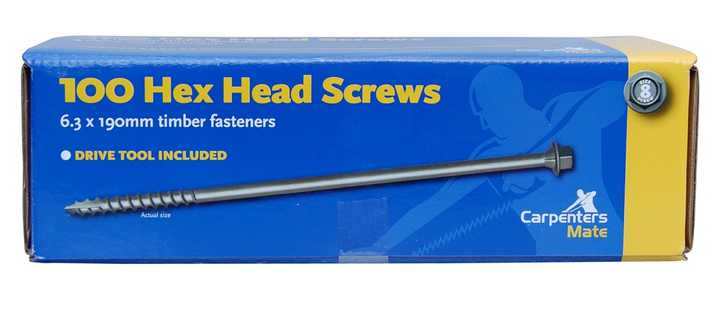 Carpenters Mate Screws - Box of 100