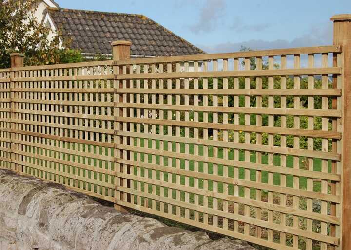anglo trellis fence panels