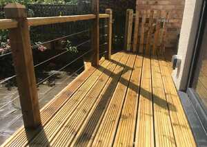 raised decking