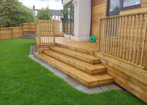 steps for decking