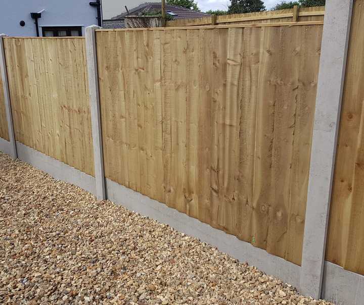 Pressure Treated Feather Edge Fence Panel