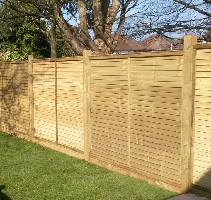 Pressure Treated Overlap Fence Panel